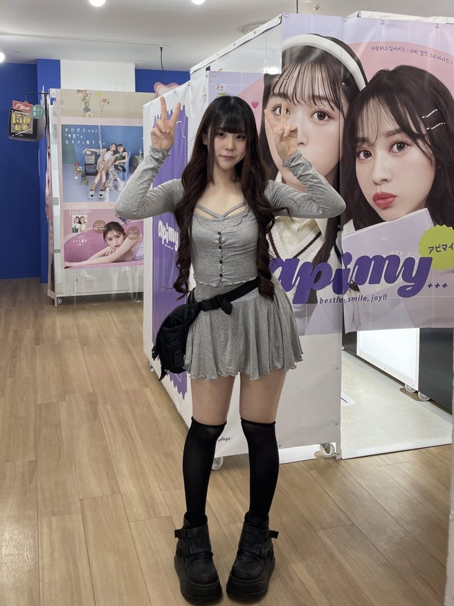 中村珠爱莉减肥成功后，在Ｘ平台PO出多张可爱的照片。 （图／翻摄自X平台帐号@9ninecat_ ）