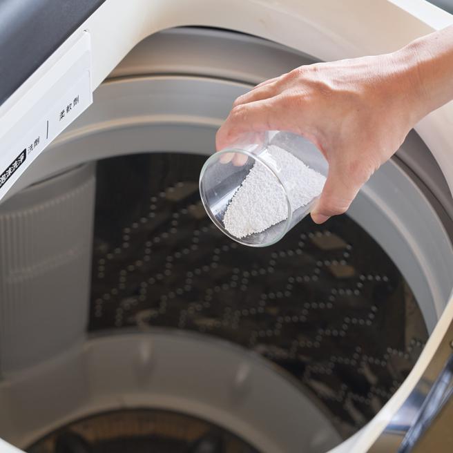 过碳酸钠(粉状500g)，99元。藉由软化污垢让居家清洁上更加轻松。可深度清洁洗衣槽、衣物污渍。 （MUJI提供／古明弘台北传真）