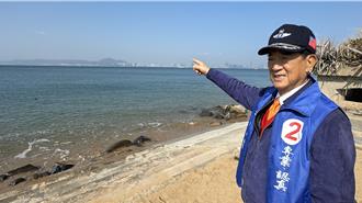 宋楚瑜金門行遠眺廈門  談兩岸：是商場不是戰場