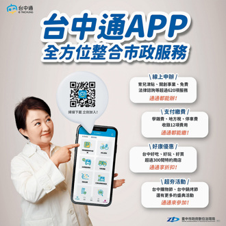 春節連假「台中通」APP不打烊！