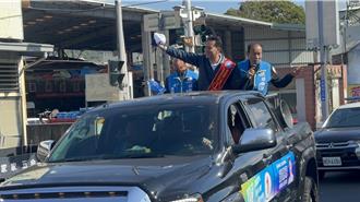 選戰進入尾聲 邱鎮軍展開車隊掃街拜票力拚勝選