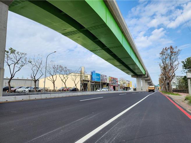 蘆竹區中正北路全線於本月10日開放通行。（捷運局提供／蔡依珍桃園傳真）