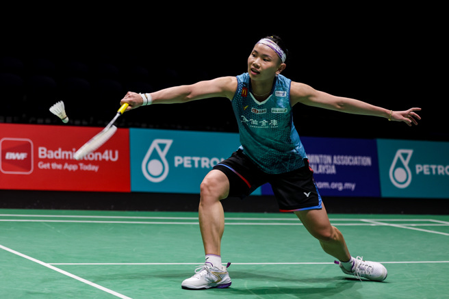 戴資穎在馬來西亞羽球公開賽女單16強發揮精采。（資料照／Badminton Photo提供）