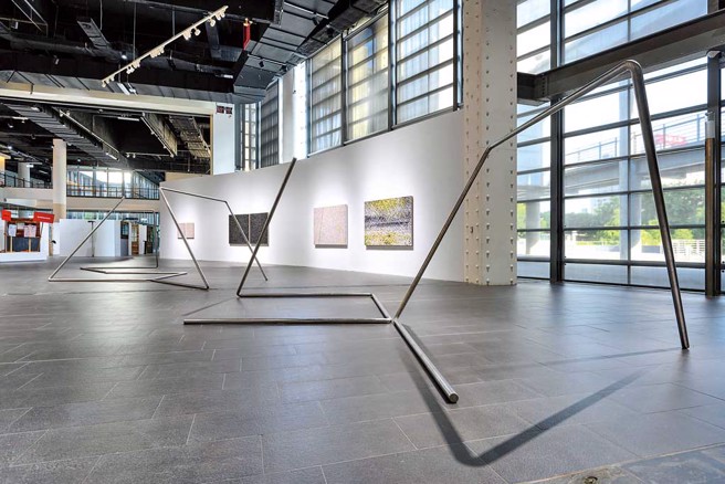 莊普展出作品〈來去自如遨遊四方〉。（圖／國立臺灣美術館提供）

