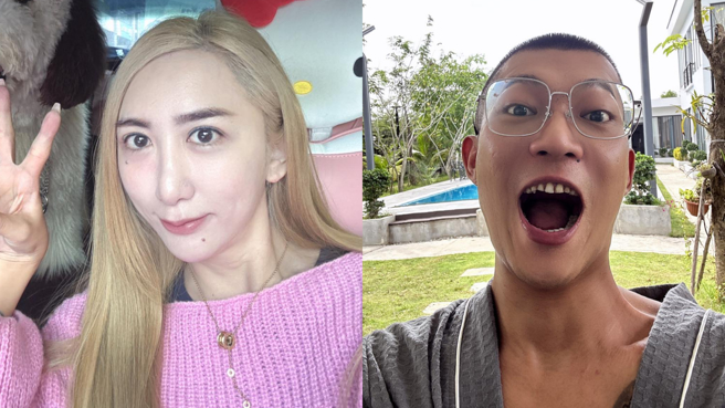 罔腰(左)发文向前任凤梨吴泓逸 (右)道歉。（图／翻摄自罔腰的腰、凤梨吴泓逸 脸书）