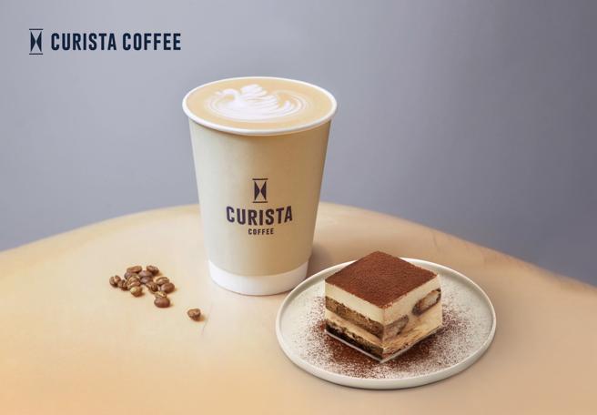 SOGO忠孝館CURISTA COFFEE奎士咖啡，單品義式咖啡＋提拉米蘇套餐，250元。（SOGO提供）