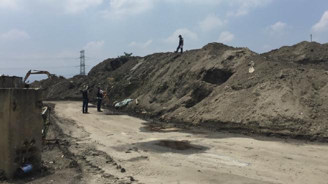 2020年彰化爆發史上最大污泥棄置案，未處理污泥堆積高達14萬噸，現場於2022年6月復原。（圖片來源：環境部提供）