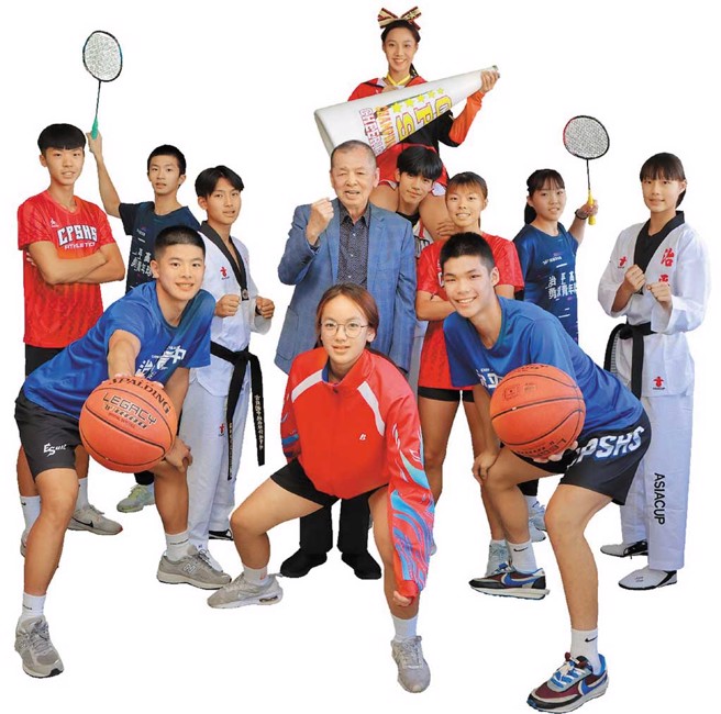 治平体育班各专项队伍屡屡穿金戴银，是全中运的常胜军更是国家队选手的培育摇篮。（图／治平高中提供）