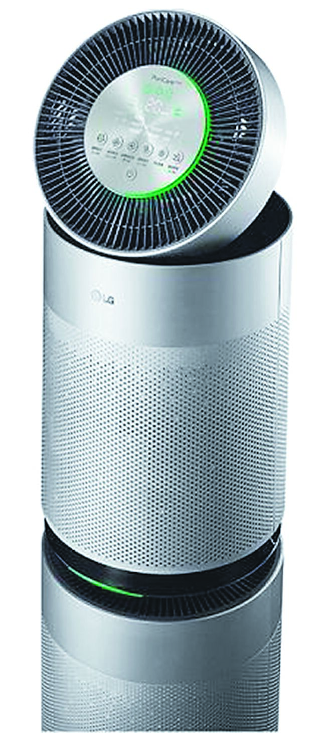 京站的「LG PuriCare 360°空气清净机」，推荐价3万4800元。（京站提供）