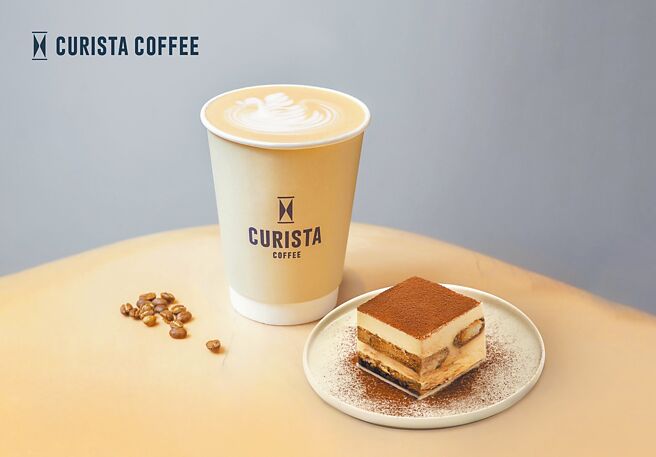 SOGO忠孝馆CURISTA COFFEE奎士咖啡，单品义式咖啡＋提拉米苏套餐，250元。（SOGO提供）