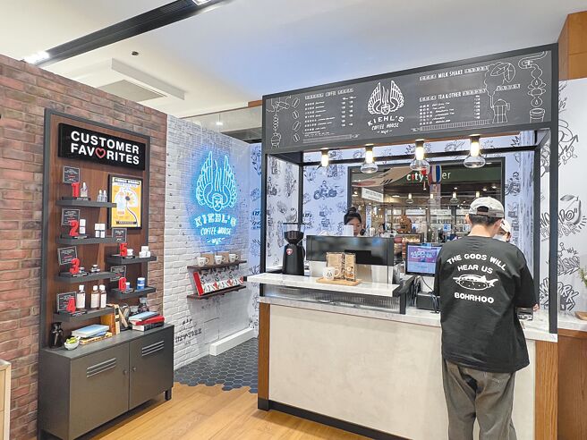 KIEHL’S COFFEE HOUSE全台第2间分店，去年10月于板桥大远百登场。（吴奕萱摄）
