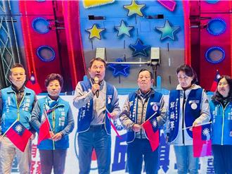 选战最后一夜！锺东锦穿梭苗栗市及竹南镇 替蓝军候选人催票