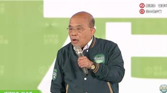 選前之夜新北拚場 蘇貞昌老縣長之姿登台造勢