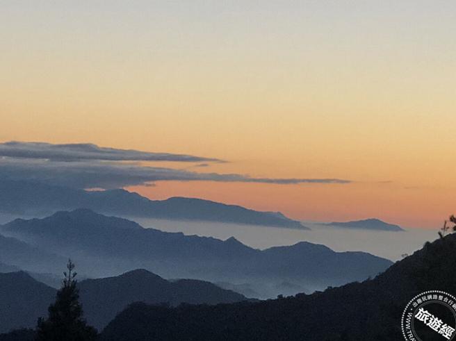 大雪山-晚霞。 （林業及自然保育署臺中分署提供） 