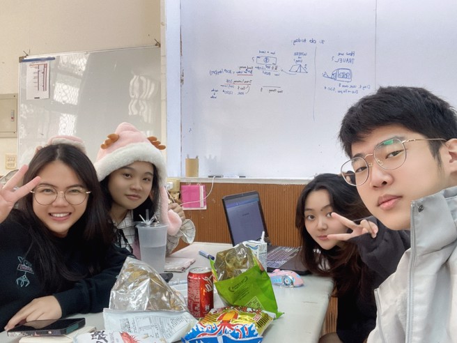 高苑科大台、印、菲、越跨國學生參賽團隊照。(照片/高苑科技大學提供)