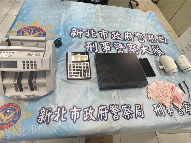警方查扣的证物。（新北刑大提供）