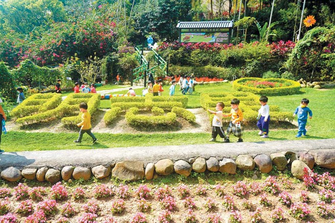 应化大排生态园区是旅游踏青好景点，有泰山后花园之美誉。（图／新北市泰山区公所提供）