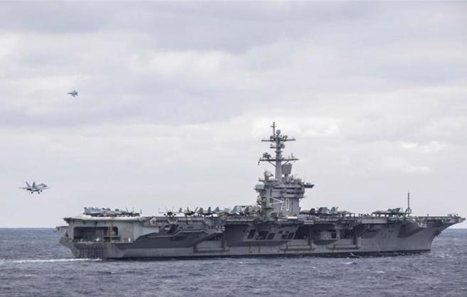 美国海军卡尔文森号航空母舰。（美国海军官网）