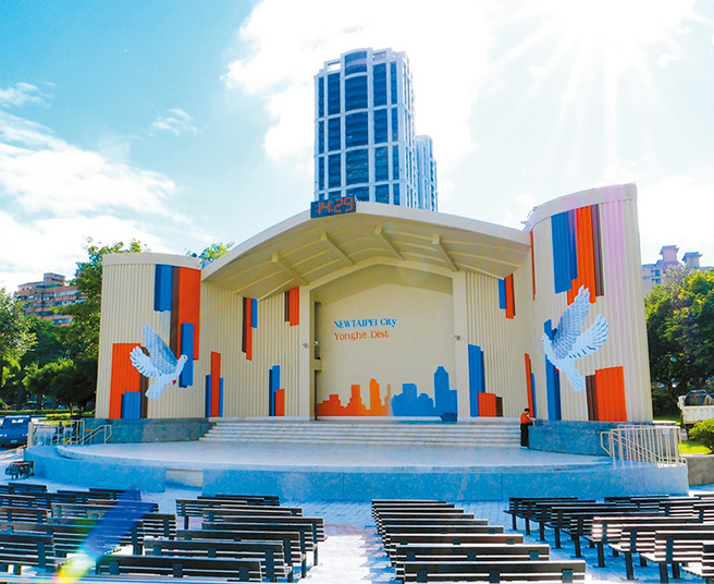 仁爱全龄共融公园崭新面貌，提供市民更完善的公园休憩空间。（图／新北市观旅局提供）