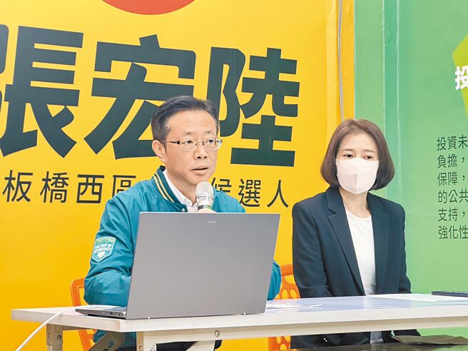 張宏陸（左）。（資料照）