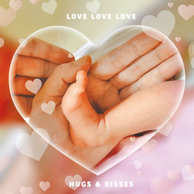 殷琦11日开心分享顺利产下二胎儿子「兔宝」的喜讯。（伊林娱乐提供）