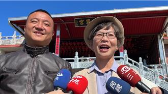 蔡壁如戴幸運帽前往投票 心情像太陽