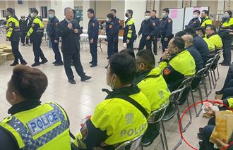 140份早餐直送台中警二分局 為選務維安備滿元氣