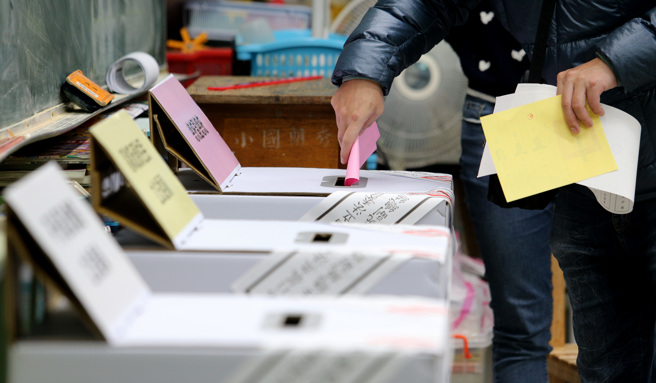 台灣大選結果即將出爐，引起全球高度關注。（圖／黃世麒攝）