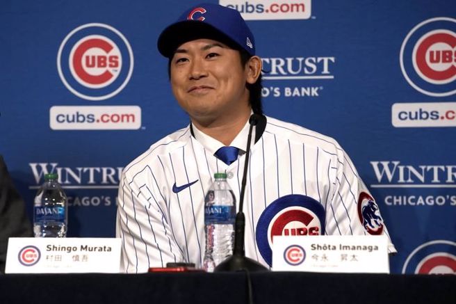 今永升太正式加盟芝加哥小熊。（美联社）