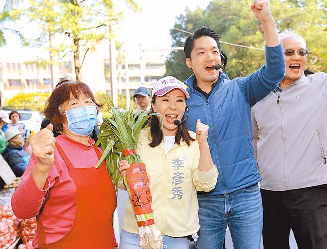 李彦秀在内湖、南港选区持续领先。（中时资料照）