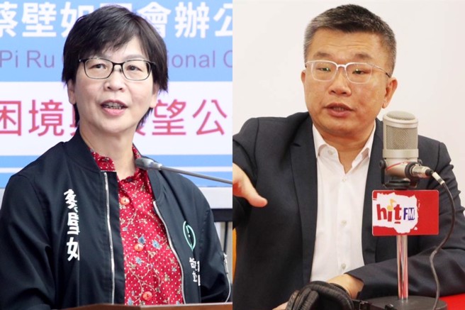 台中第一选区，民进党推出了现任立委、立法院副院长蔡其昌（右）对上民眾党前立委蔡壁如（左）。（中时资料照合成）