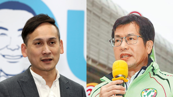 新北第七选区陷入胶着，叶元之、罗致政票数拉锯一整晚。（合成图/中时资料照）