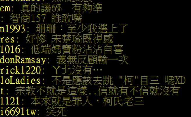 乡民骂爆柯文哲。（图／取自PTT八卦板）