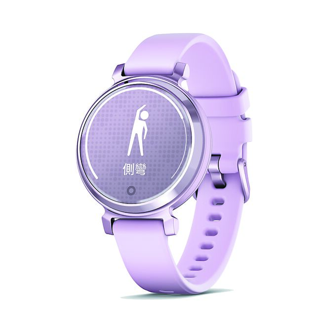 Garmin专为女性打造的Lily 2智慧腕表泡泡糖紫款，7990元。（Garmin提供）