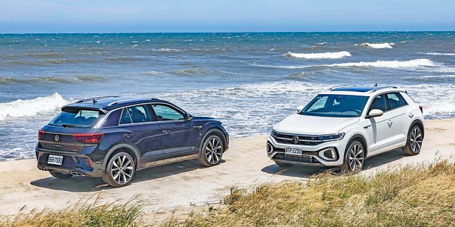 VW搖滾跑旅T-Roc以斜背外型擄獲車迷目光。（台灣福斯提供）