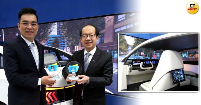 友达今年以「智慧移动」为主题参展CES，并获得最佳创新奖。（图／友达提供）