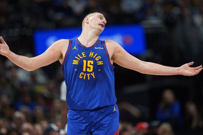 金塊中鋒約基奇。（美聯社資料照）