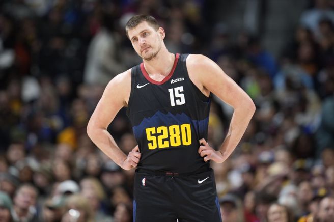 金块中锋约基奇。（美联社资料照）