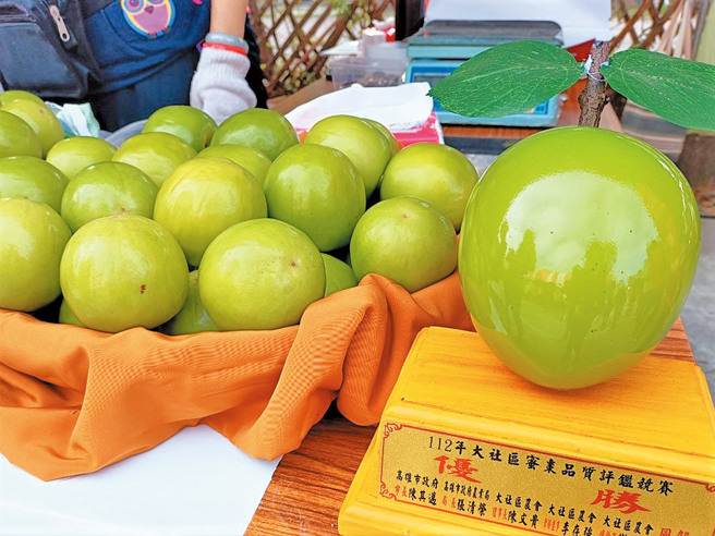 蜜枣是大社最佳代名词，其外型圆润、果色翠绿讨喜，甜脆多汁，是国人农历年节伴手礼最佳选择。（图／林雅惠）
