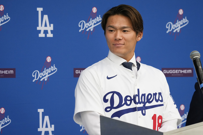 山本由伸有望扛下道奇开幕战先发。（美联社资料照）