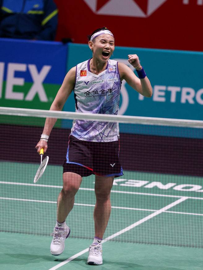 台湾「羽球天后」戴资颖。（Badminton Photo提供）