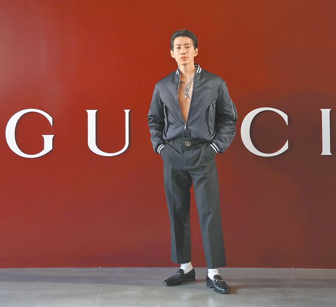 Jay Park升任品牌大使頭銜後，首度出席GUCCI品牌大秀。GUCCI提供）
