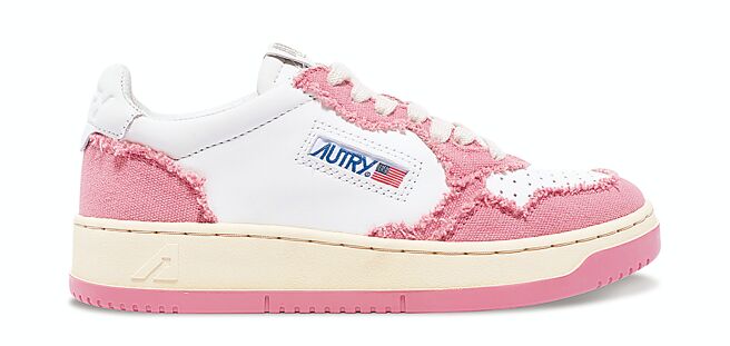 AUTRY帆布款皮革运动鞋（粉），7580元。（ARTIFACTS提供）
