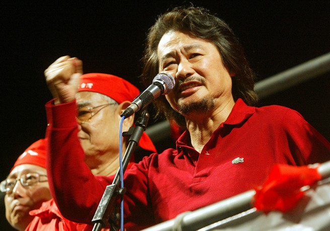 前民进党党主席施明德曾发起「倒扁」运动。（中时资料照）