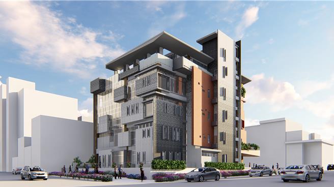 桃园市立图书馆大溪分馆动土，2026年完工。(桃市工务局提供／吕筱蝉桃园传真)