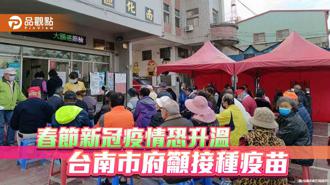 品觀點｜防春節新冠疫情升溫 台南市府籲接種XBB疫苗 送電子體溫計