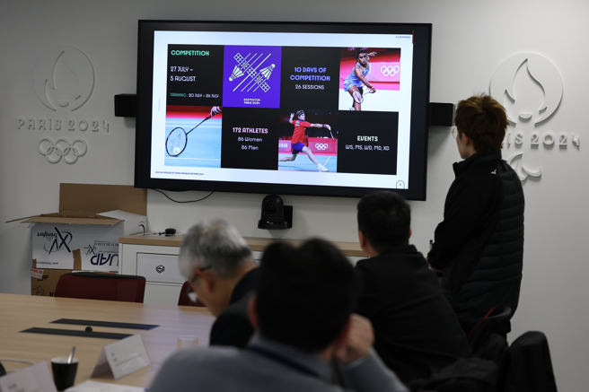 巴黎奥运羽球竞赛场馆拉夏贝尔门体育馆是新建场馆。（中华奥会提供）