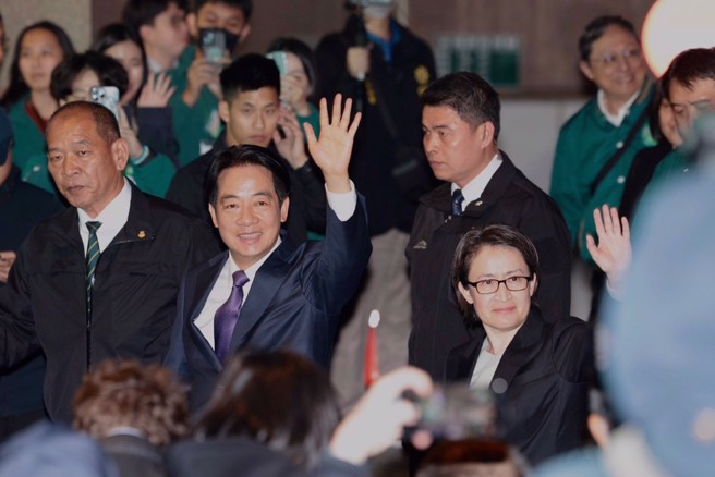 民進黨正副總統當選人賴清德和蕭美琴。（中時資料照，郭吉銓攝）