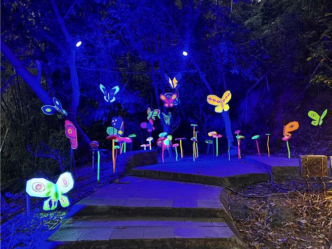 新豐國小與泰山國小學童一起共創的「奇妙花園」。(屏縣府提供)