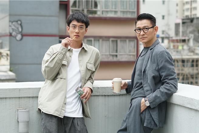 劉俊謙（左）和劉德華在《潛行》中飾演反派搭檔。（華映提供）